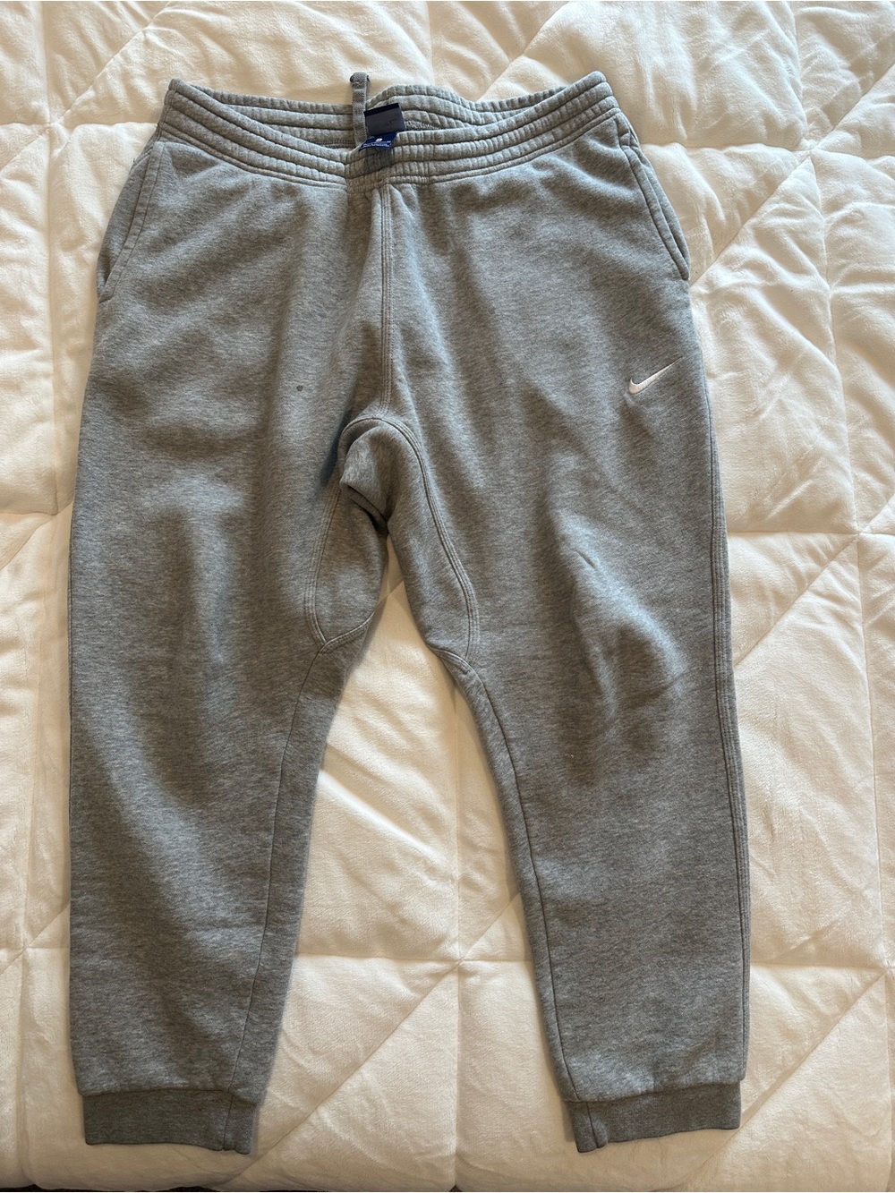 Nike Men's Grey Heather Fleece Joggers